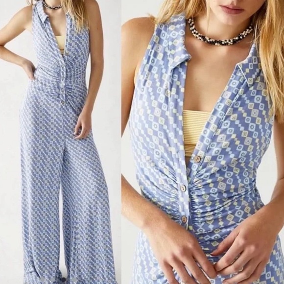 Free People Pants - NWT Free People Shayla Halter Jumpsuit